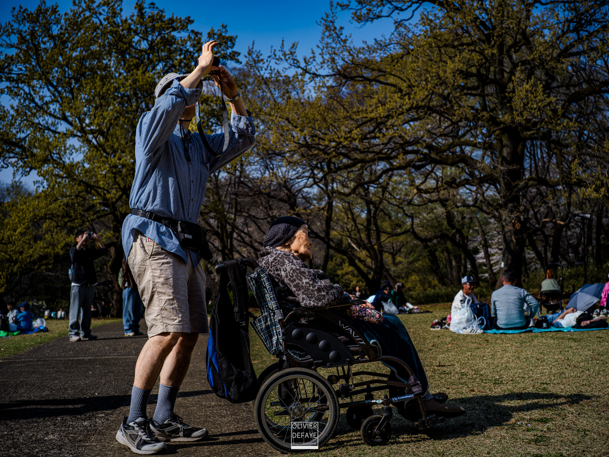 People in the city