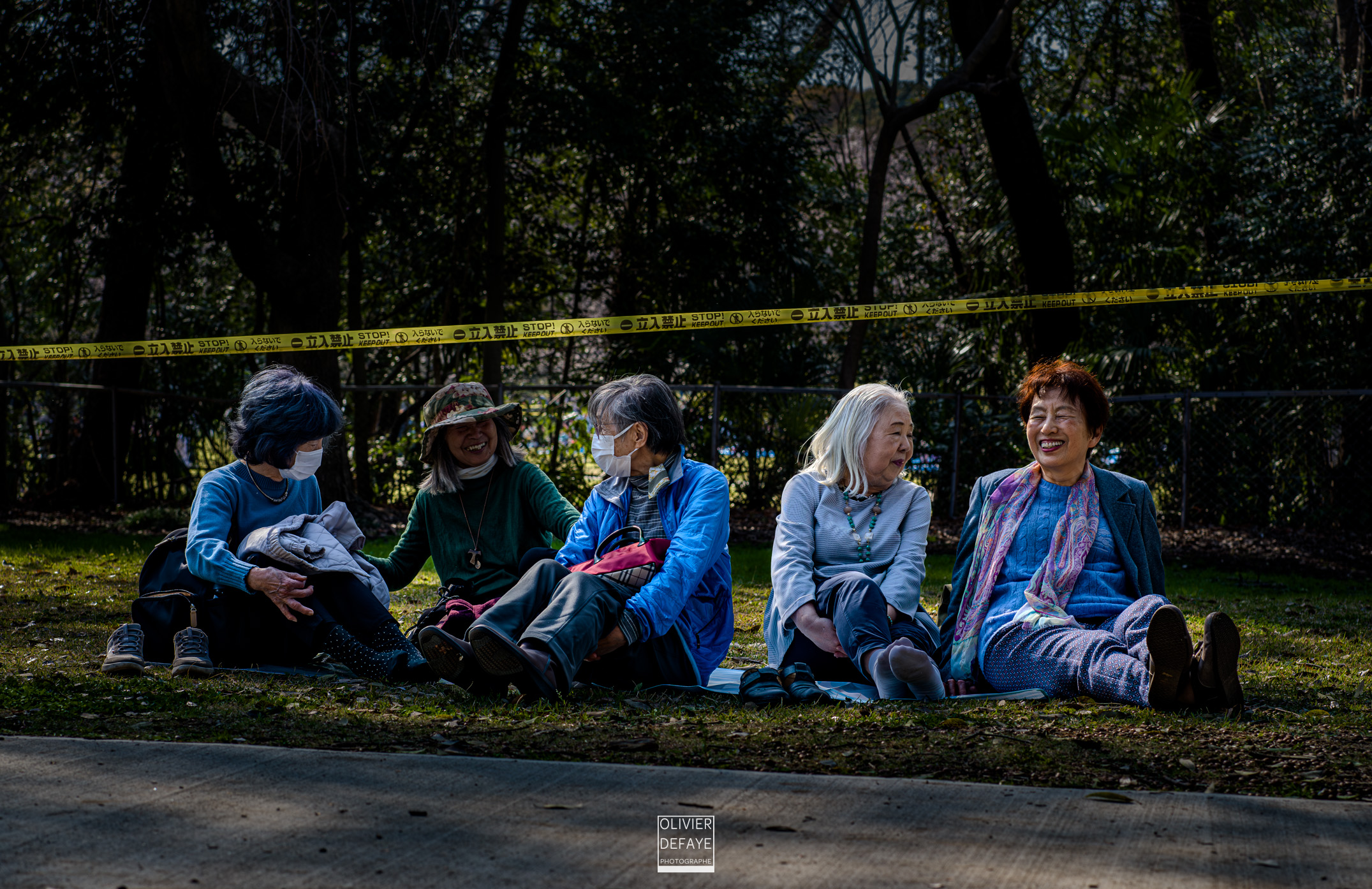 People in the city