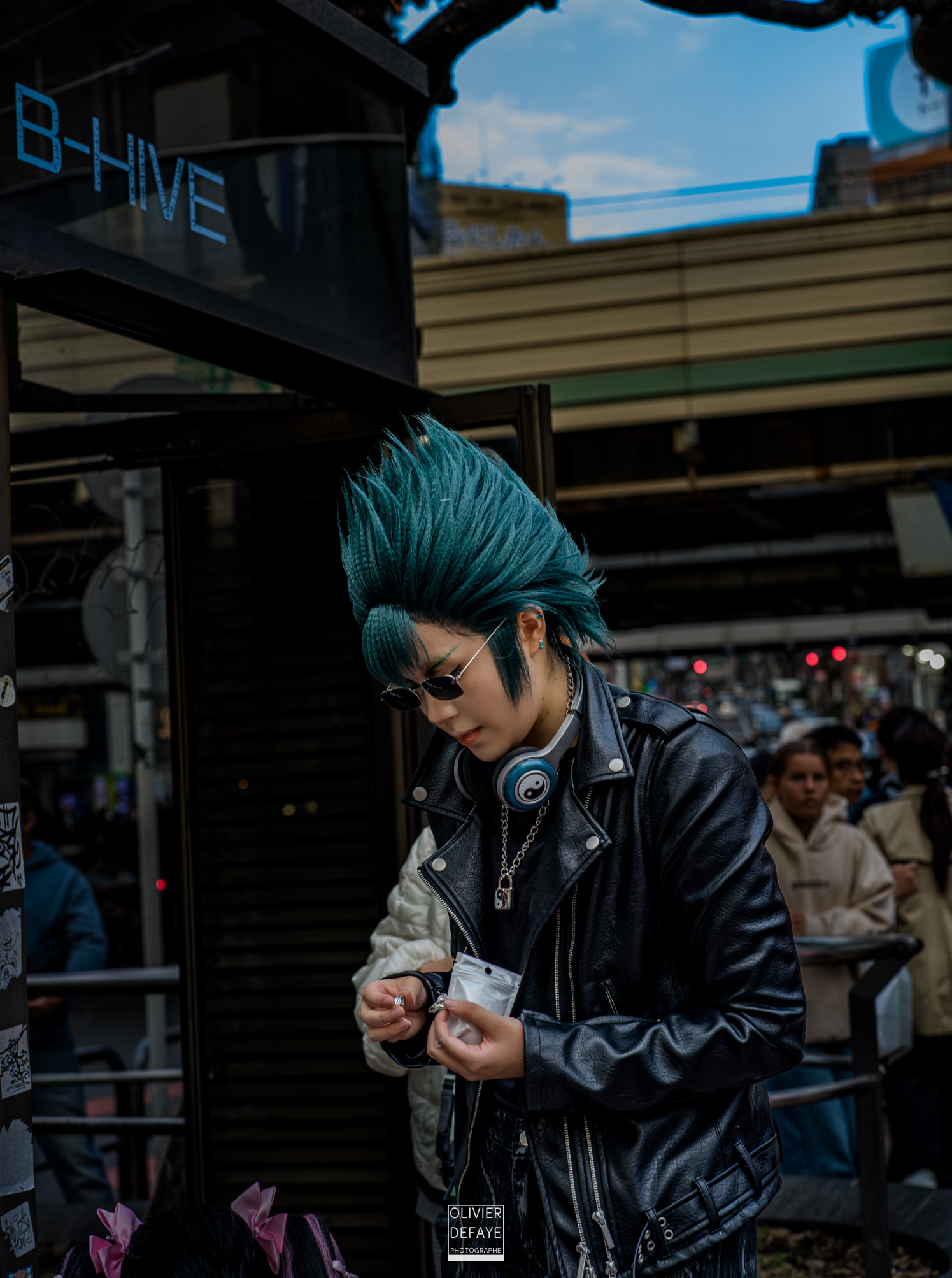 People in the city