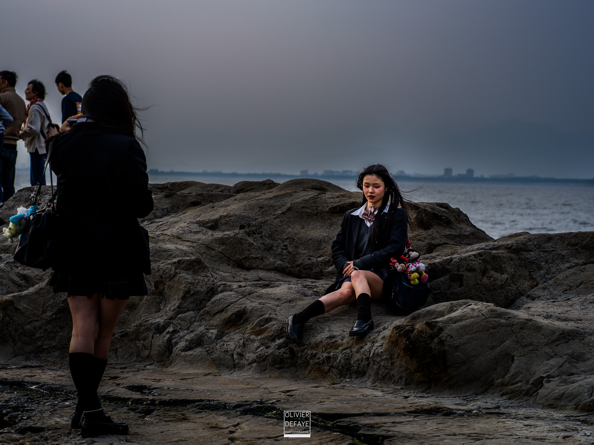 People in the city